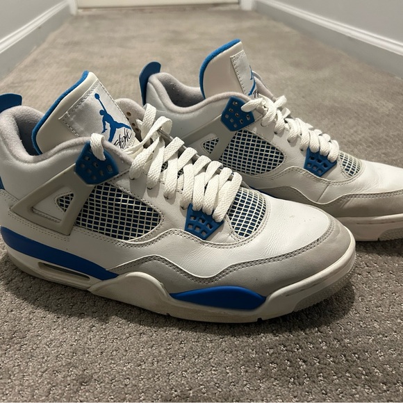 Jordan 4, military blue, lightly used, 2012 retro, no box, size 11 - Picture 8 of 8